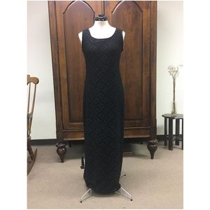 Black Long Sheath Dress